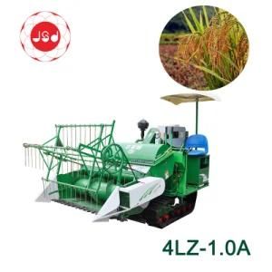4lz-1.0 Light Weight Self Moving Mini Combine Harvester Home Use Machinery