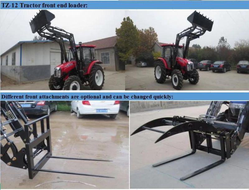 30HP-90HP Tractor Implements and Attachments Front End Loader