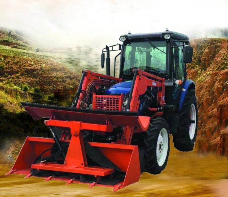 Agricultural Equipment Big Power Tiller Tractor Supply with Front Loader Backhoe