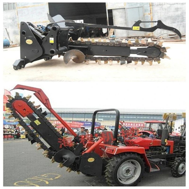 Chain Trencher of Farming Tractor