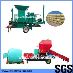 Animal/Poultry Dairy Farm Straw Feed Bagging Packing Baling Press Machine