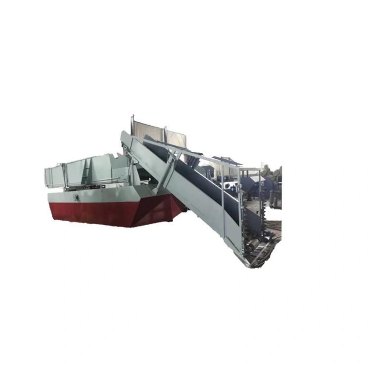 Water Hyacinth Reed Cutter Cutting Ship /Rubbish Collection Cleaning Boat Vessel Trash Skimmer Water Clean Machine in Lake River Dam Aquatic Weed Harvester