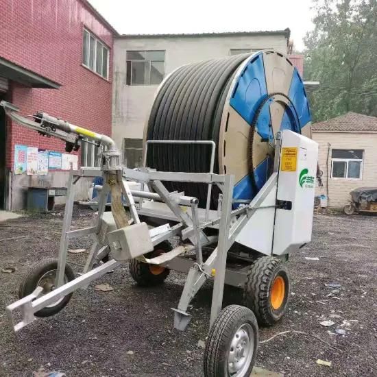 Agricultural Farming Jp75-400 Hose Reel Irrigation Equipment with Water Gun
