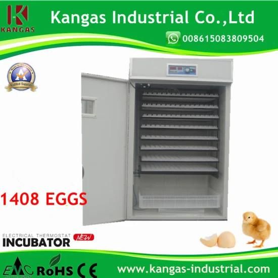 (1408 Eggs) CE Certified Farm Use Fully Automatic Chicken Incubator for Sale (KP-13)