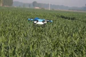 Quanfeng Free Eagle Mini Agricultural Drone Sprayer on Wheat