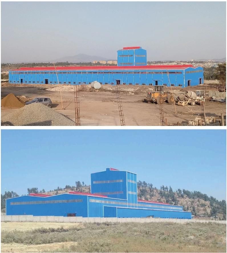 Africa Steel Structure Workshop/Warehouse Best Design Low Cost and High Quality