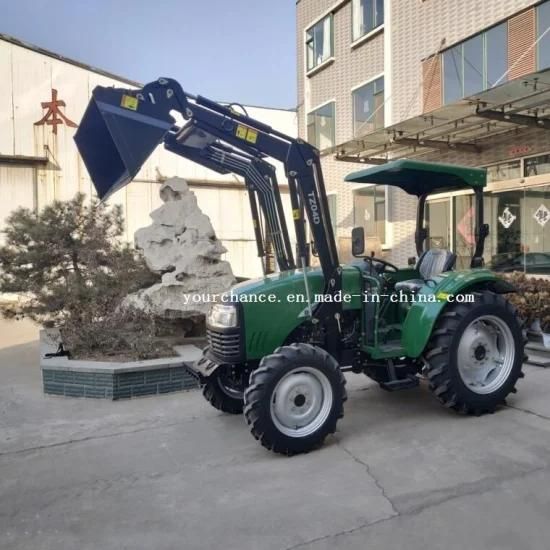 UK Hot Sale Tz04D China Tip Quality Front End Loader for 30-55HP Garden Farm Tractor with ...