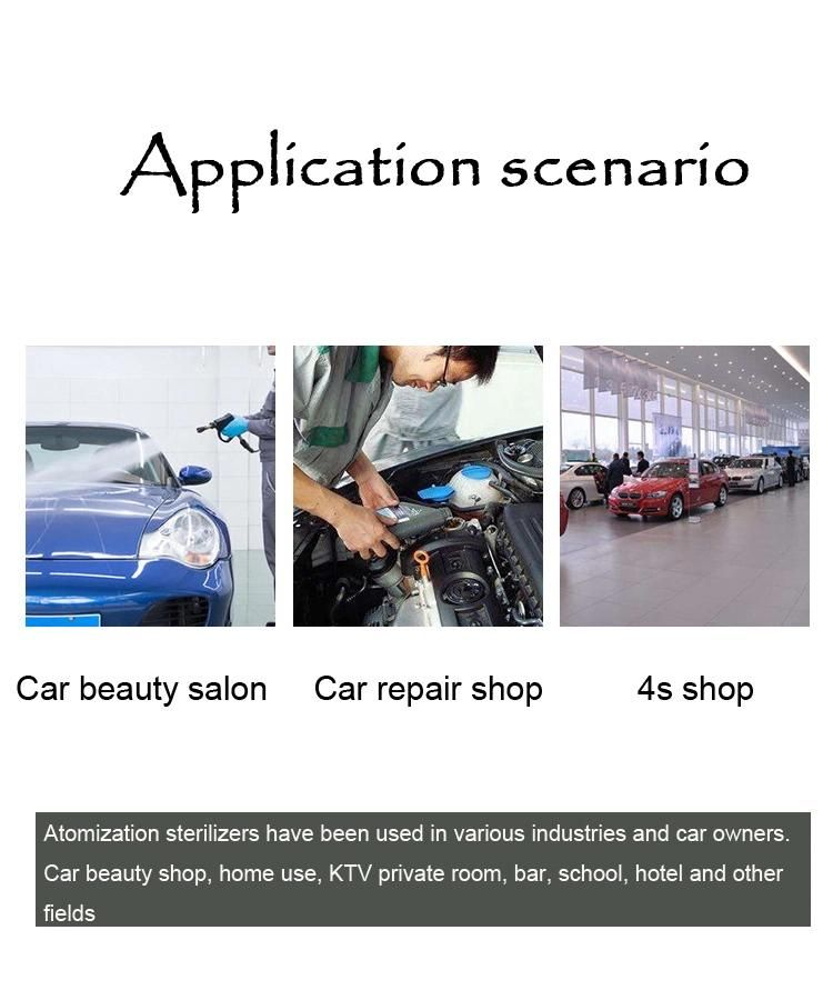 Hot Sale Auto Electric Disinfect Cold Fogger Machine Snaitizer Fogger for Car