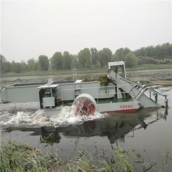 No Pollution Flexible River Trash Skimmer Boat for River Cleaning