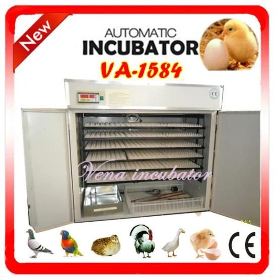CE Approved Fully Automatic Commercial Chicken Egg Incubator