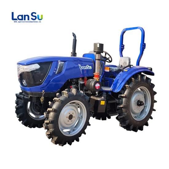 China Agricultural Machinery Manufacturer 40HP 4X4 4WD Cheap Wheel Mini Farm Tractor