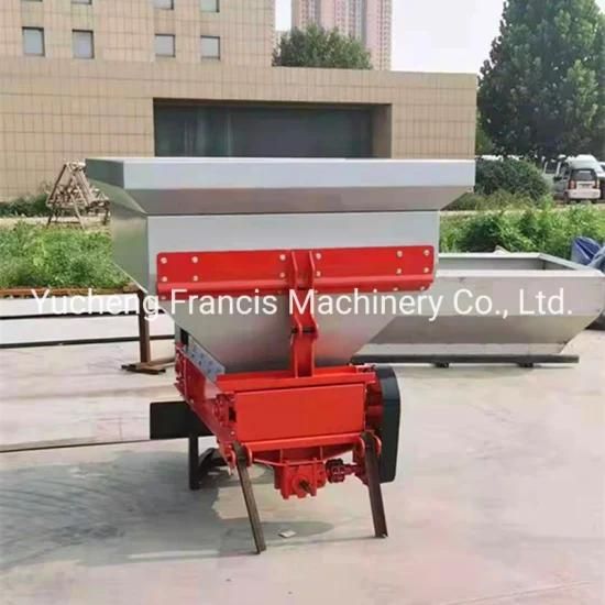Farm Tractor Portable Cow Manure Stainless Steel Fertilizer Spreader