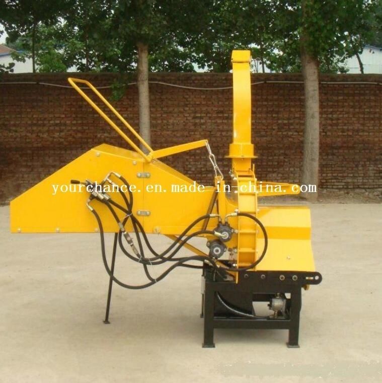 Hot Selling Wc-8h 35-80HP Tractor Pto Drive 8 Inch Wood Chipper with Hydraulic Feeding System