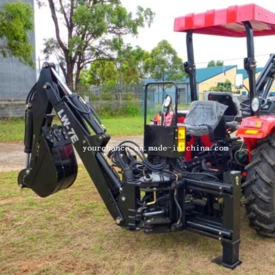 High Performance Excavator Lw-7e Point Hitch Pto Drive Hydraulic Side Shift Backhoe for ...