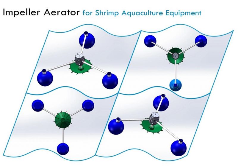 Paddle Wheel Aerator, New Aquaculture Equipment, Shrimp Farming Aerator