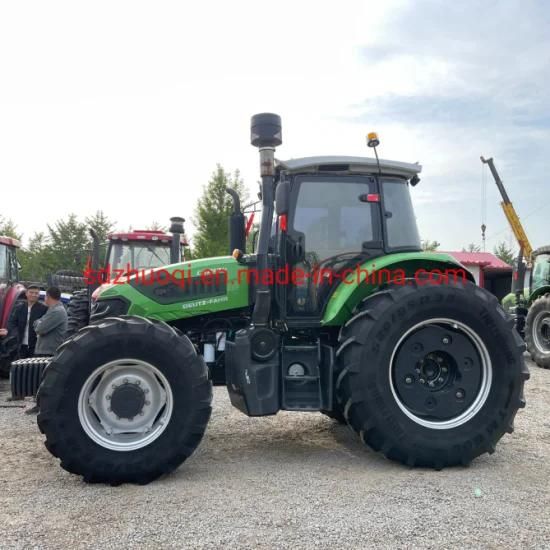 Second Used Wheel Tractor Deutz Fahr 90HP 100HP 130HP with Good Price with Front End ...