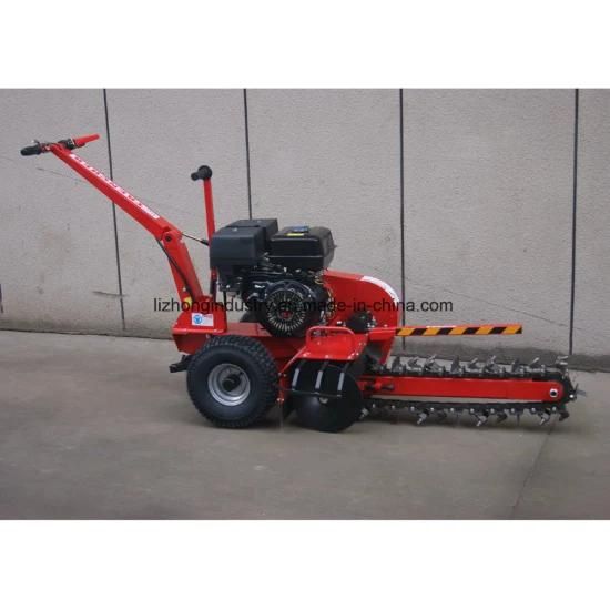 600mm 15HP Mini Trencher Self Powered, Portable Trencher, Small Trencher