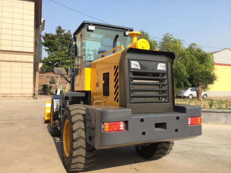 China Farm Machinery Lq928 Loader with Rated Load 2.8t with Standard Bucket with Wood Grabber