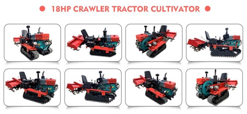 High Performance Crawler Tractor Mini Crawler Tractor with EU Certificated for Agriculture