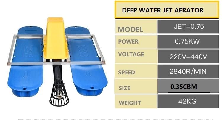 News Oxygen Deep Water Air Jet Aerator for Fish Farming Pond