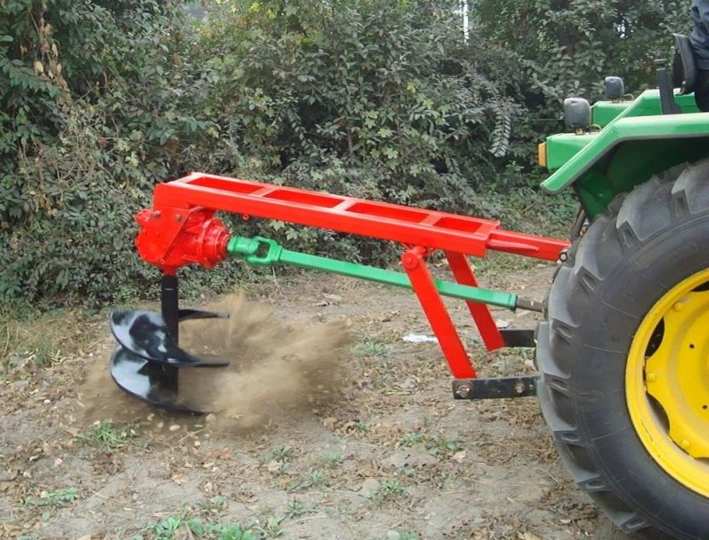 Hot Sale Post Hole Digger Pto Driven Tractor Depth 30cm-100cm