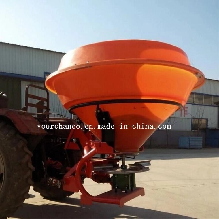 High Quality CDR-1000 Pto Drive 1000L Capacity Fertilizer Seed Salt Spreader for 25-55HP Tractor