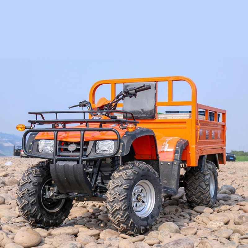 China 7tyl-300 4WD Front and Rear Axle Drive Farm ATV with Trailer
