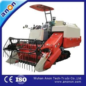 Anon Chinese Full Feeding Small Combine Harvester Machine for Rice Wheat Paddy Grain