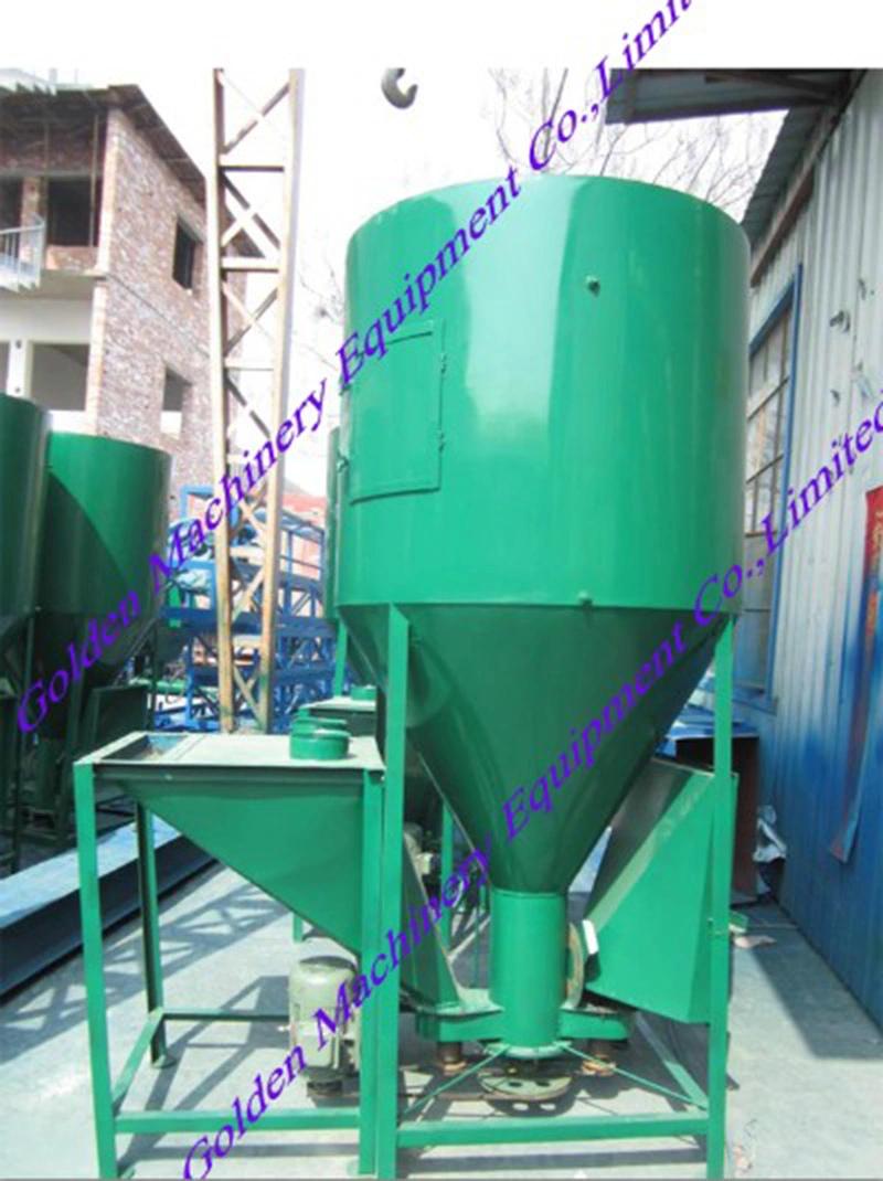 China Energy Saving Vertical Animal Feed Crusher Mixer Machine
