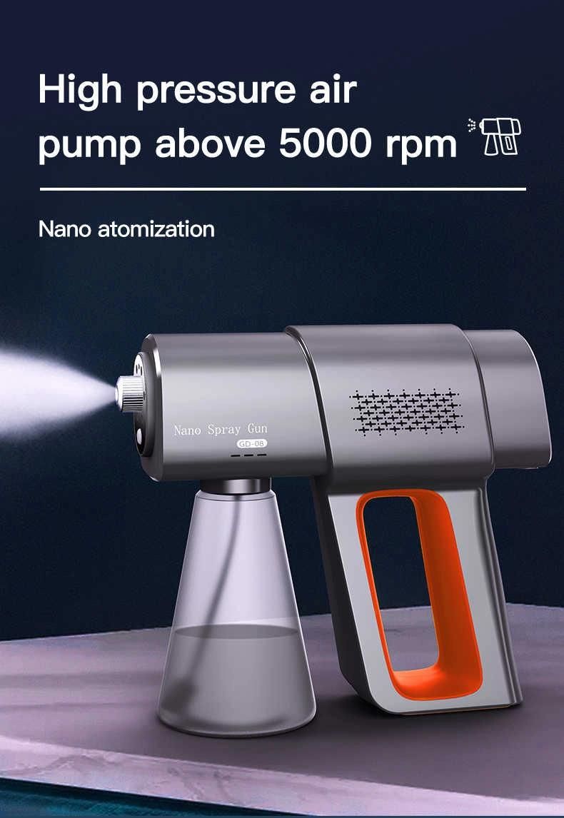 Mist Machine Handheld USB Rechargeable Nano Steam Atomizer Electric Sprayer