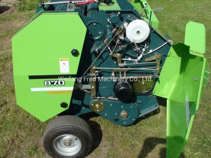 Farm Using Mrb0870 Round Baler for Sale Tractor Wrapping Machine