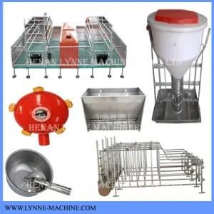 Pig Sow Farm Raising Equipment with Feeders, Crates, Water Drinker