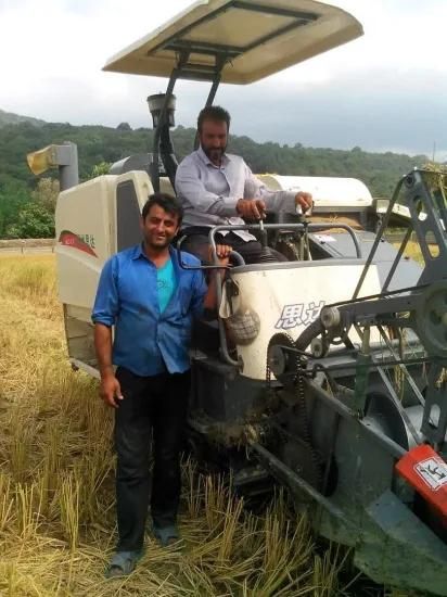 Star Machine 4lz-5.0z Mini Tractor Combine Harvester for Wheat