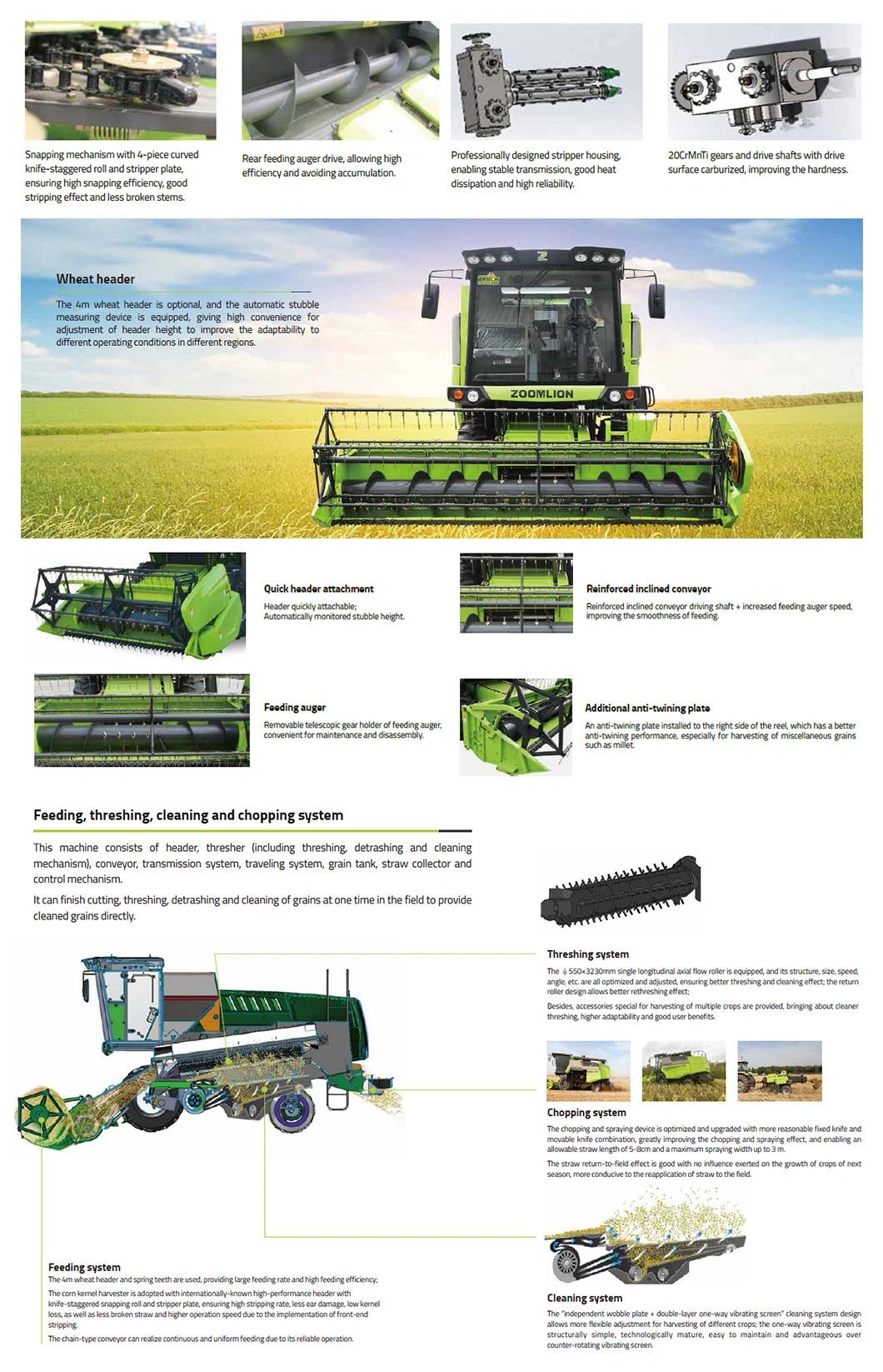 New Stock Arrival Wheat Combine Harvester Agricultural Machinery
