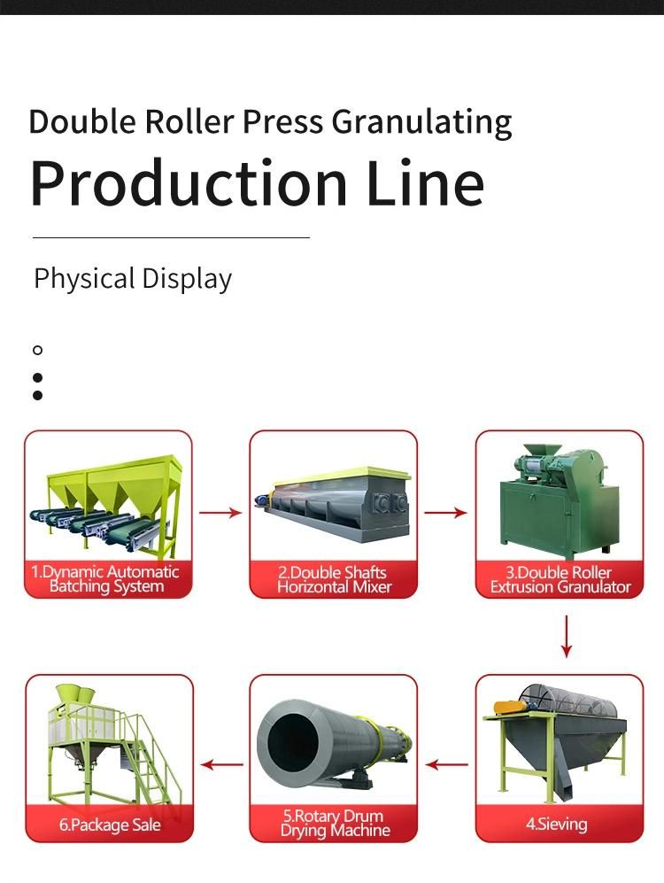 Chicken Manure Compost Compound Fertilizer Machine Production Line Manufacturing Process 