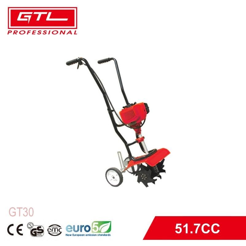 2 Stroke 51.7cc Agricultural Gasoline / Petrol Power Tillers Garden Rotavator Gasoline / Petrol Rotary Cultivator Tiller (GT30)