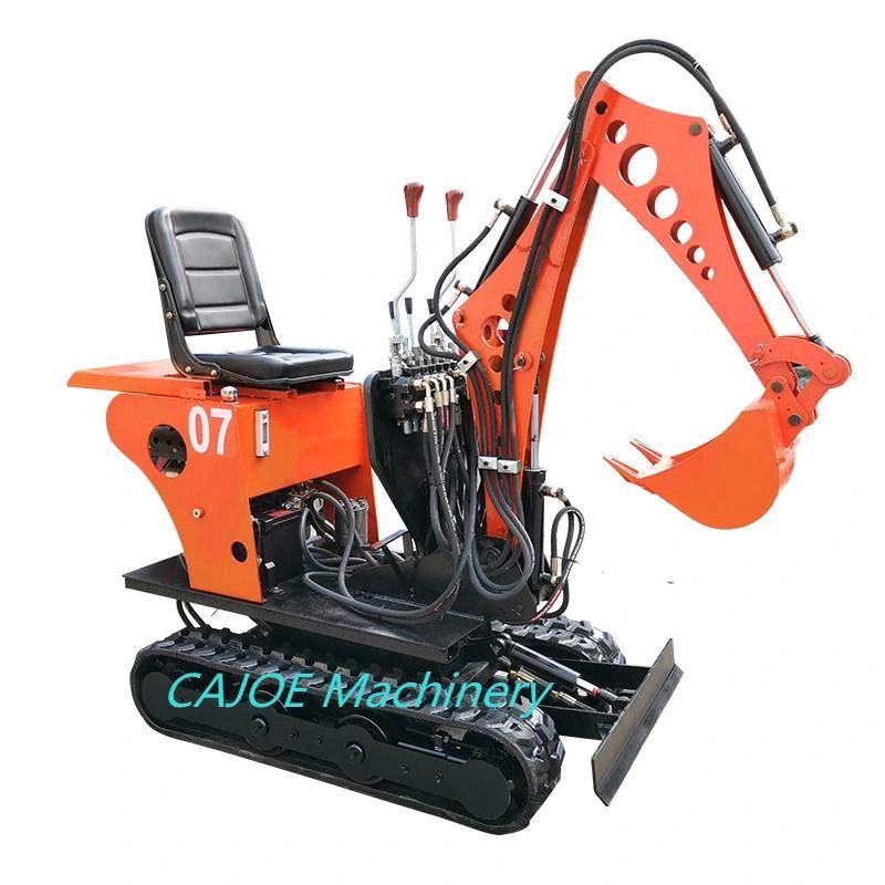 Simple Operation Mini Crawler Excavator/Mini Ground Digger Machine Towable Backhoe