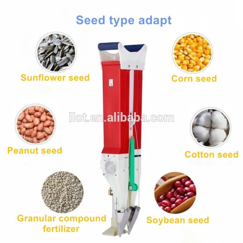 Ilot Agriculture ABS Manual Double-Barrel Seeder, Planter, Garden Furniture