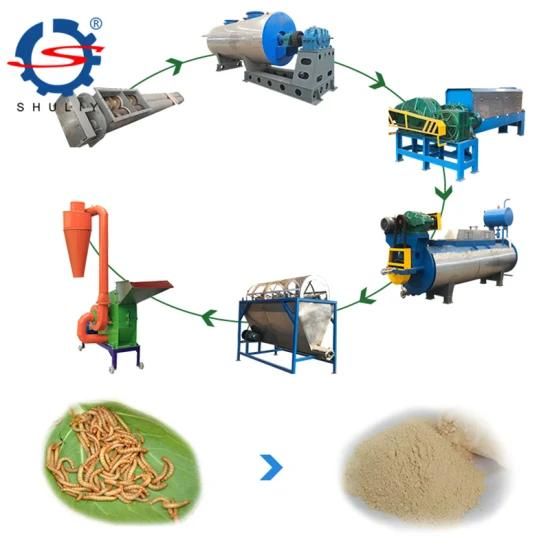 Customized Industrial Fish Meal Powder Machine Processing Plant Machine