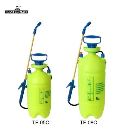 5L 8L CE Approved Hand Pressure Plastic Sprayer Water Pump for Garden