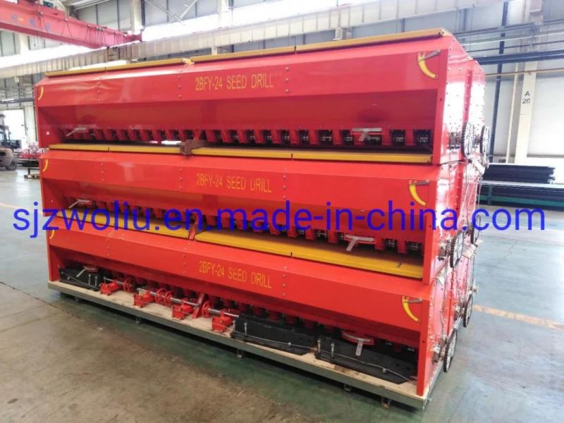 High Efficiency 24 Rows Double-Disc Coulter Combined Grain Seeding Machine, Seed Drilling Machine, Planting Machine with Fertilizing