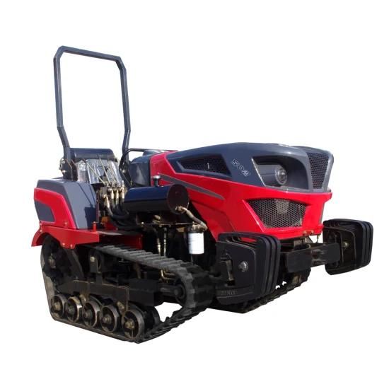 Low Fuel Consumption Forest Mini Crawler Tractor Manual Cultivator with Track for ...