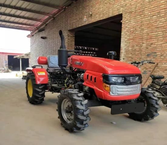 CE New 40HP 4WD Garden Farming Tractors for Agriculture Mini Small Four Wheel Farm Crawler ...