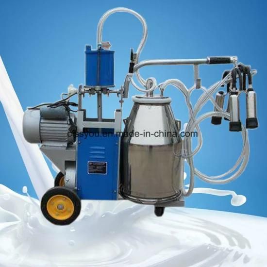 Cow Sheep Goat Portable Vacuum Pump Milking Machine (WSNN)