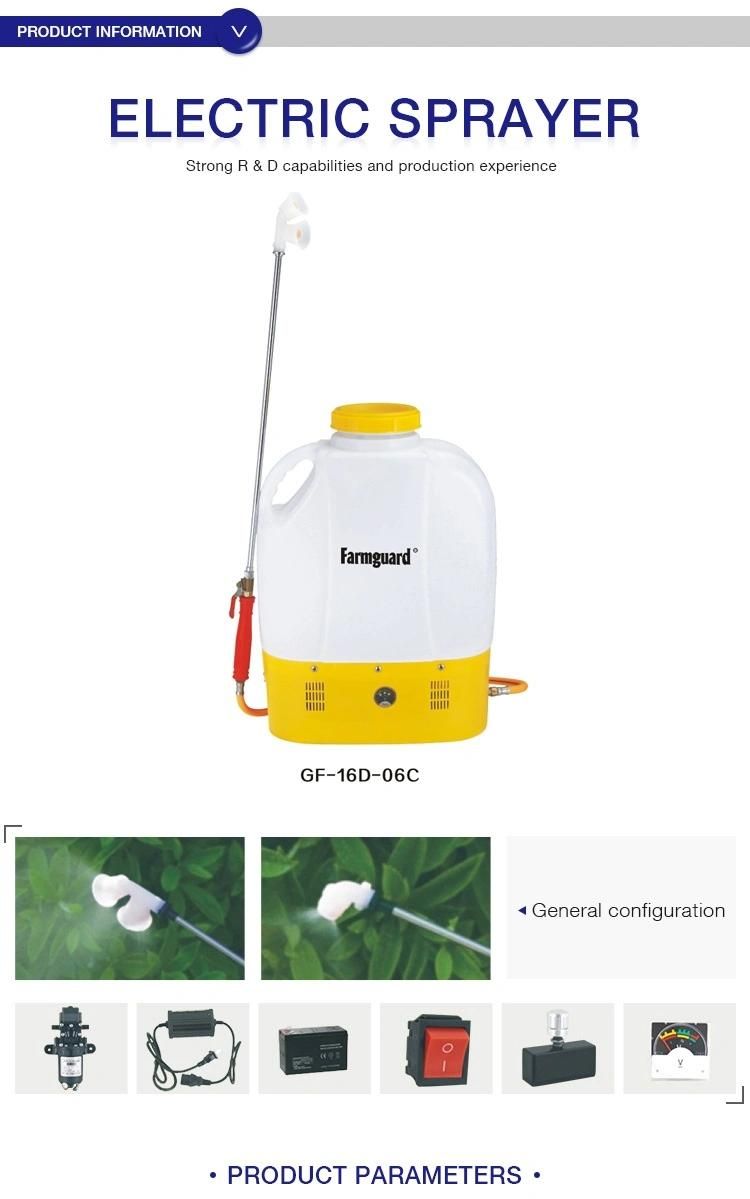 16 Liter Agricultural Farming Tools Pesticide Electric Sprayer