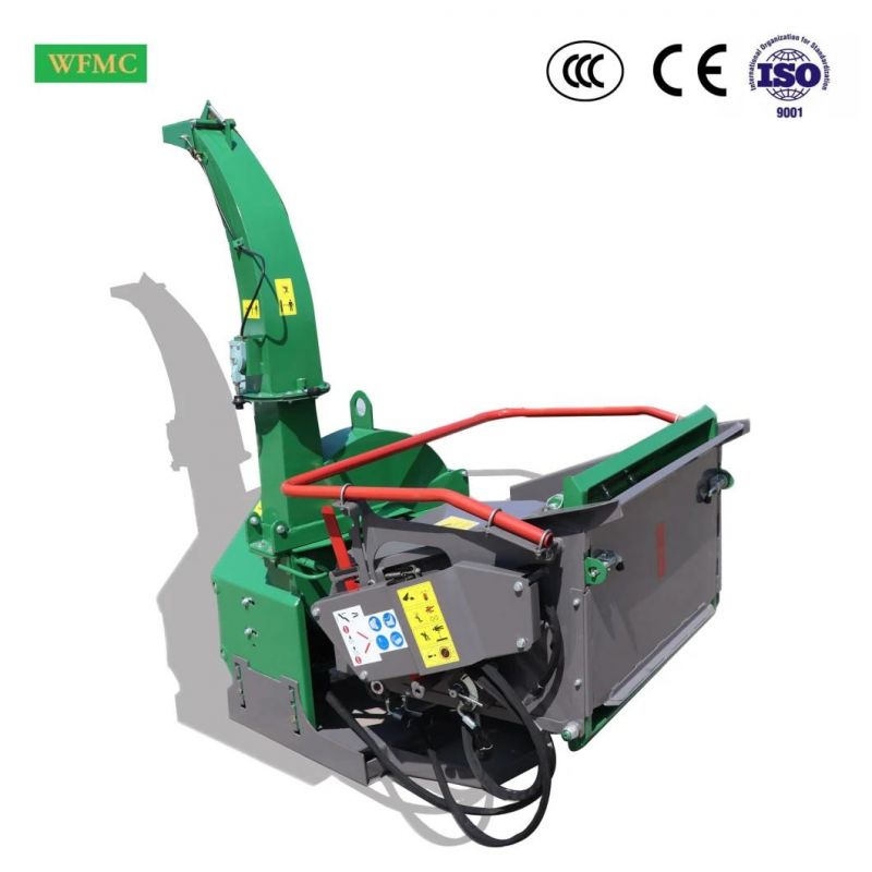 CE Certification Forestry Machinery Wood Processing Machine Hydraulic in-Feeding System 5 Inches Chipper Shredder