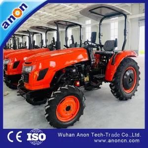 Anon Diesel Engine Agricultural Farm Tractor 40HP 50HP Tractor Mini with Canopy