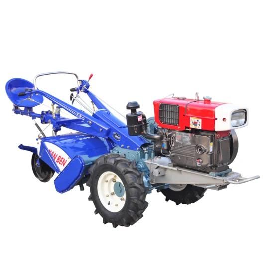 Farm Machinery 2 Wheels Tractor High Quality 15HP Power Tiller Walking Tractor with ...