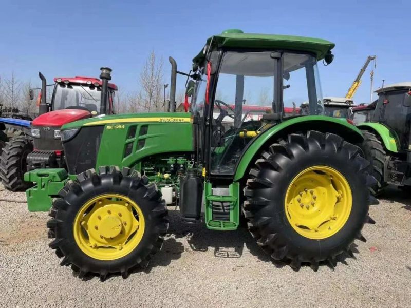 Second Used Wheel Tractor Deutz Fahr 90HP 100HP 130HP with Good Price with Front End Loader