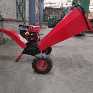 Petrol Engine Band Blades Wood Chipper for Garden